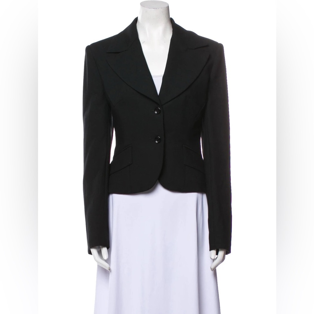 Dolce & Gabbana Black Blazer Tailored Suit Jacket